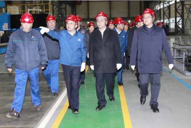 雷凡培、楊金成到渤船集團調研
