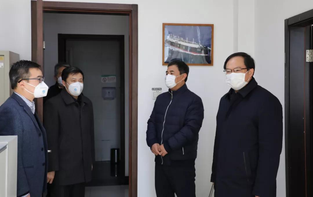 楊金成到長城電子、綜合院檢查指導疫情防控和複工複產工作